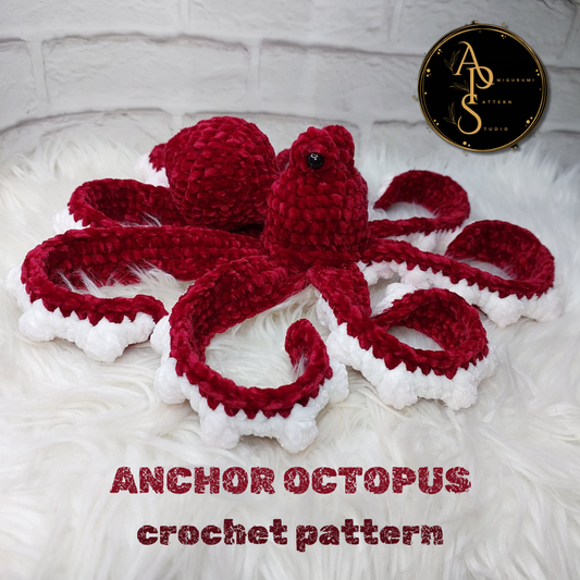 ANCHOR OCTOPUS crochet pattern