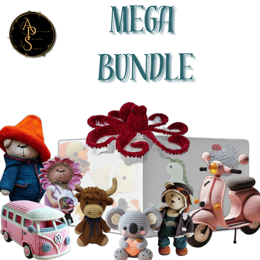 MEGA BUNDLE: 30+ Amigurumi crochet pattern