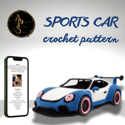 SPORTS CAR crochet pattern