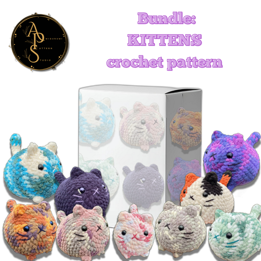 KITTENS Amigurumi  Bundle