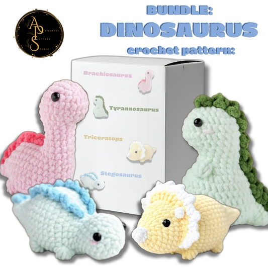 DINOSAURUS Amigurumi Bundle